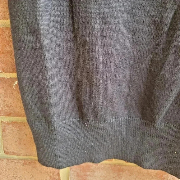 MICHAEL MICHAEL KORS Charcoal Black Wool Blend Crew Neck Sweater Dress S - Picture 8 of 10